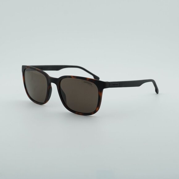 CARRERA 8046/S 0N9P 70 Sunglasses Matte Havana Square Frame Brown Lenses